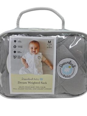 Dreamland Sleep Weighted Sleep Sack 6-12 Months NWT Grey
